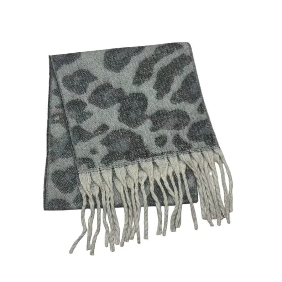 Leopard Print Scarf view 10
