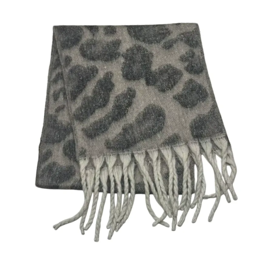 Leopard Print Scarf view 11