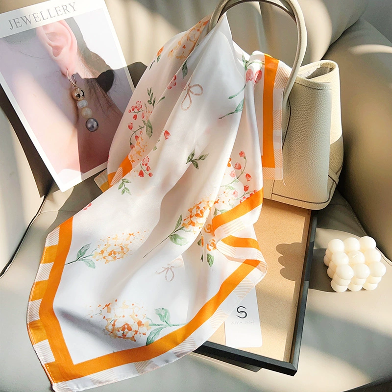 Floral Print Square Scarf view 2