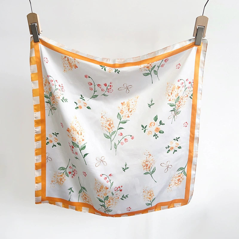 Floral Print Square Scarf view 7