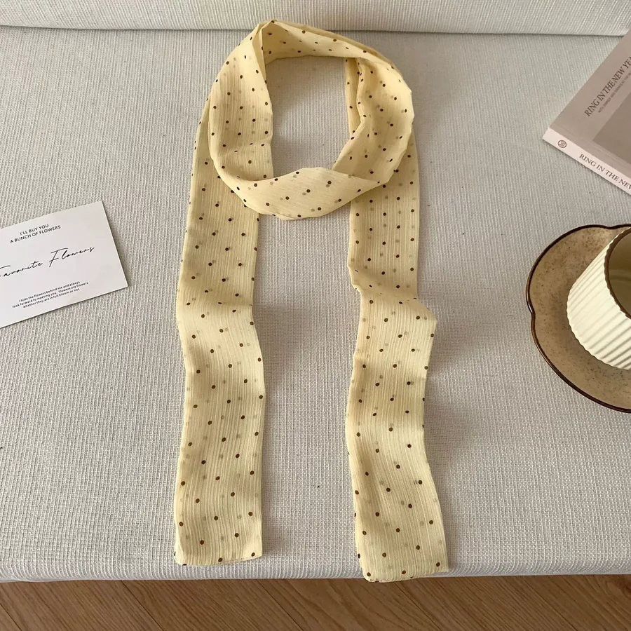 Polka Dot Chiffon Twilly view 7