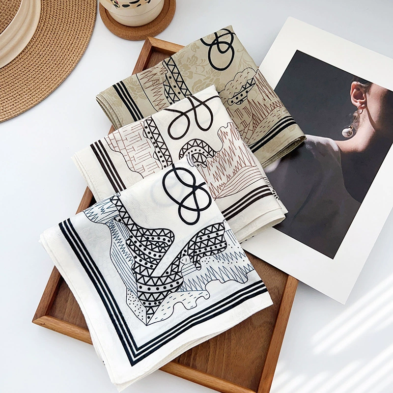 Jacquard Square Scarf