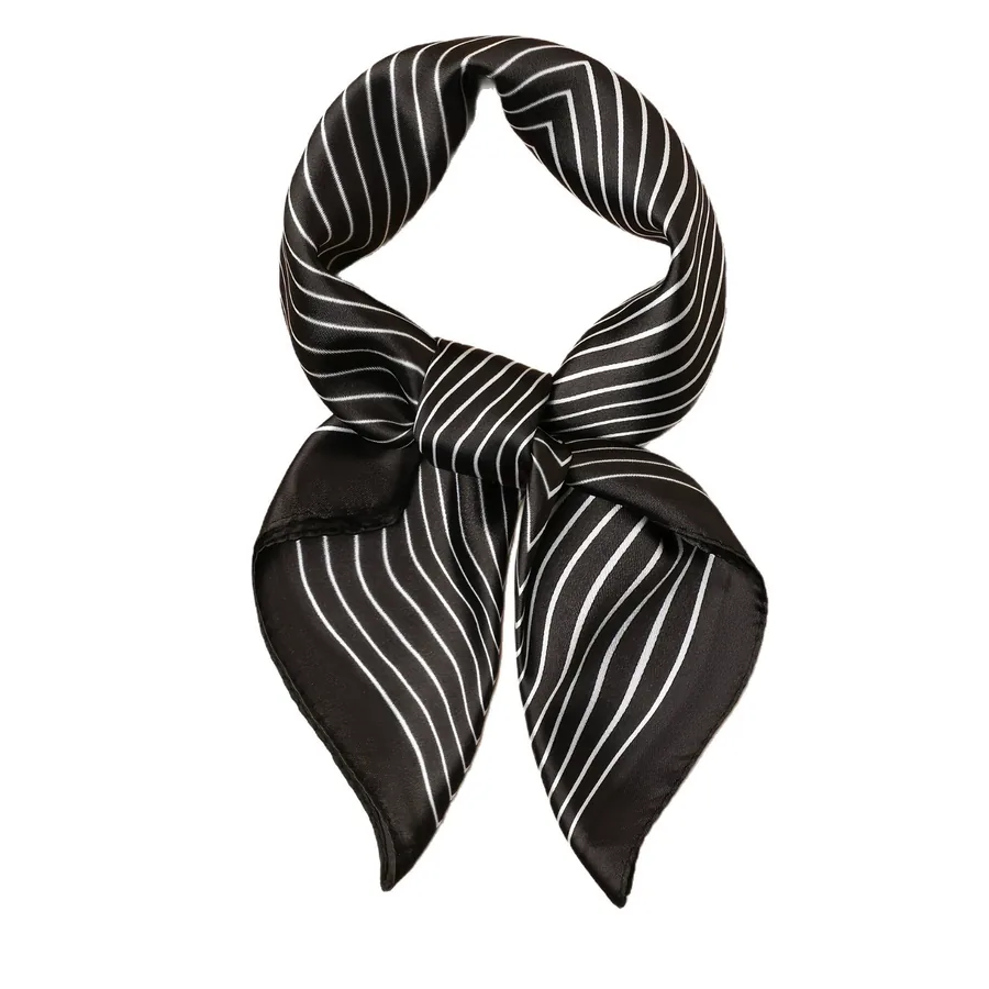 Striped Square Scarf view 5