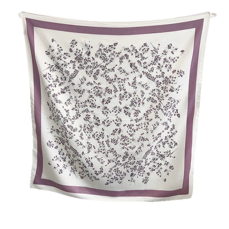 Floral Print Square Scarf view 5