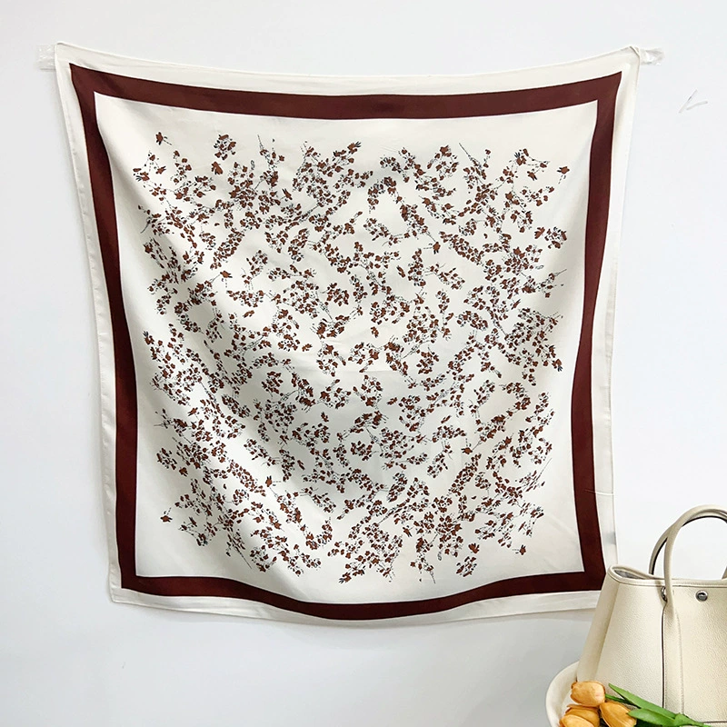 Floral Print Square Scarf view 6