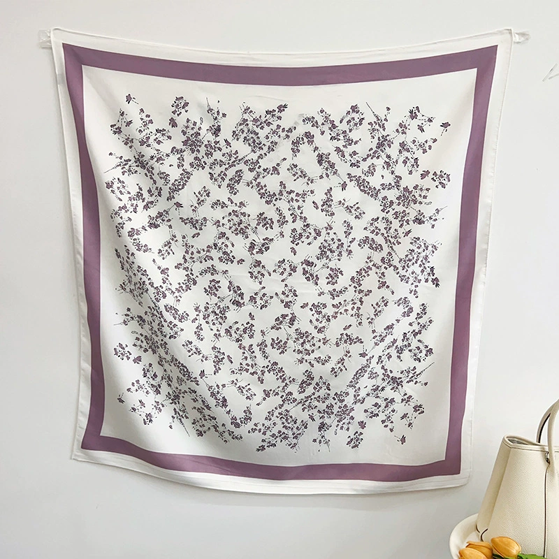 Floral Print Square Scarf view 7