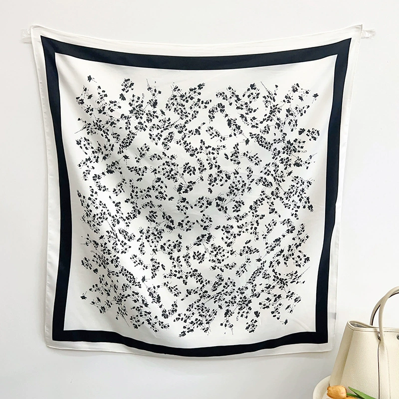 Floral Print Square Scarf view 8