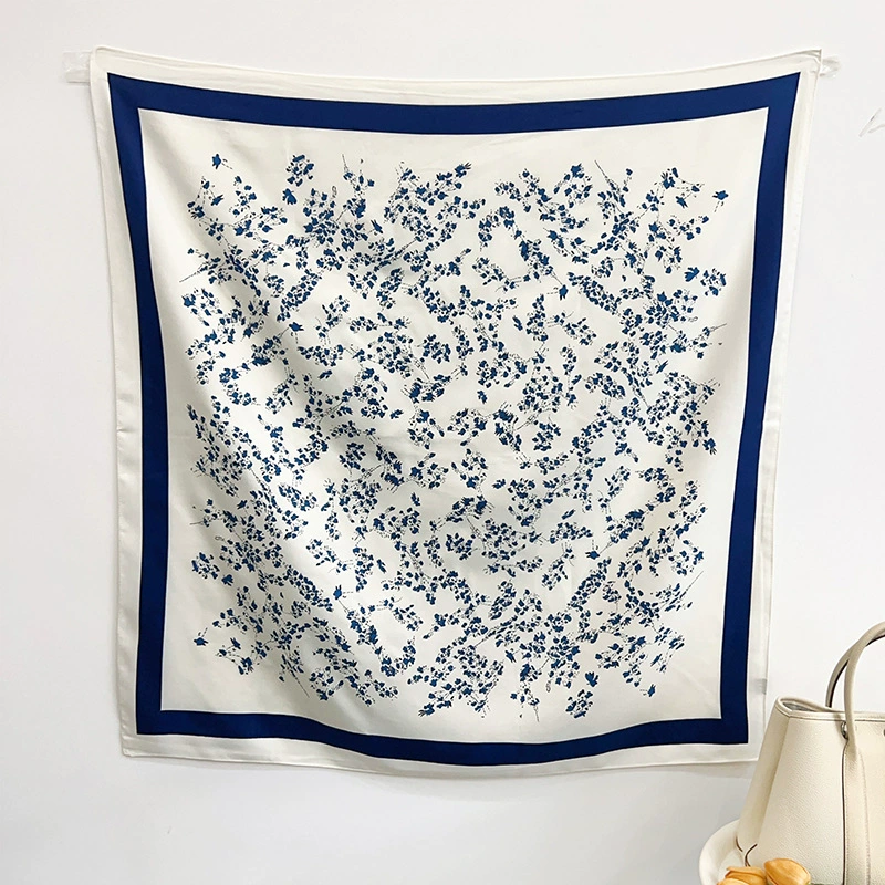 Floral Print Square Scarf view 9