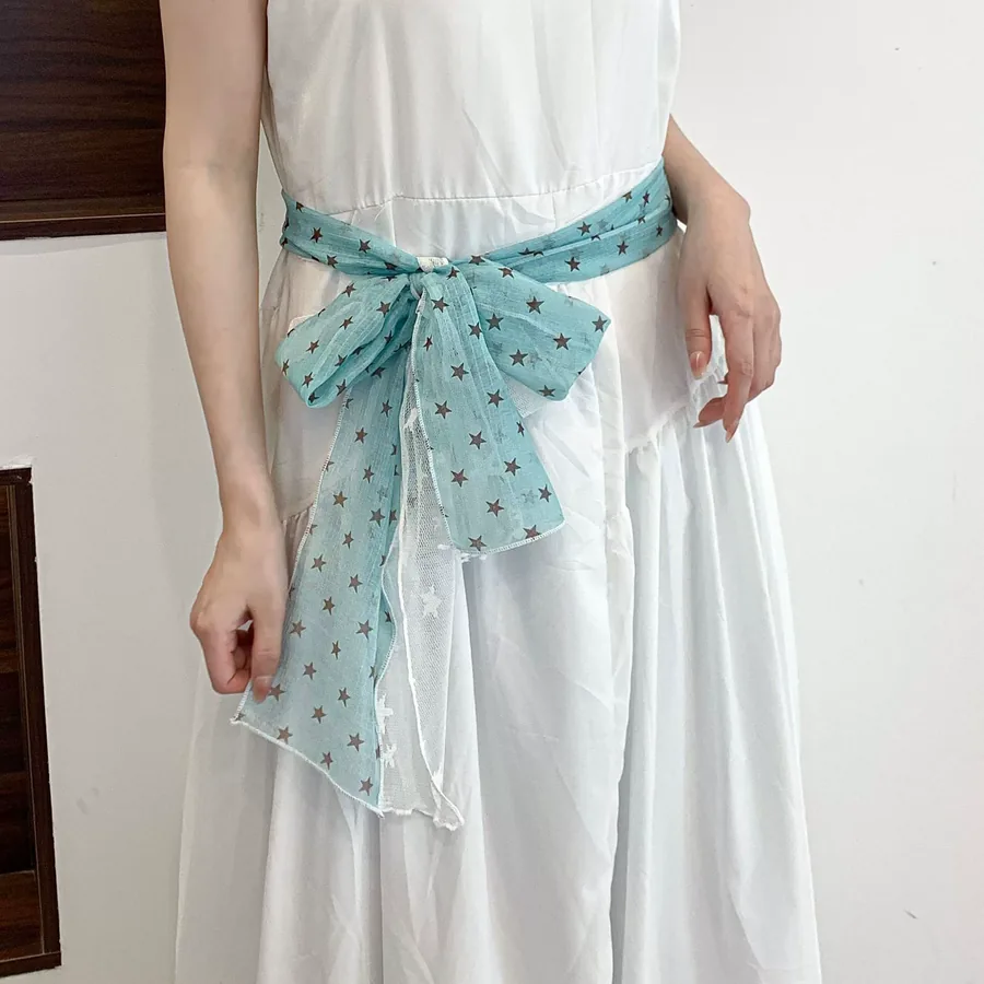 Star Mesh Sheer Scarf view 3