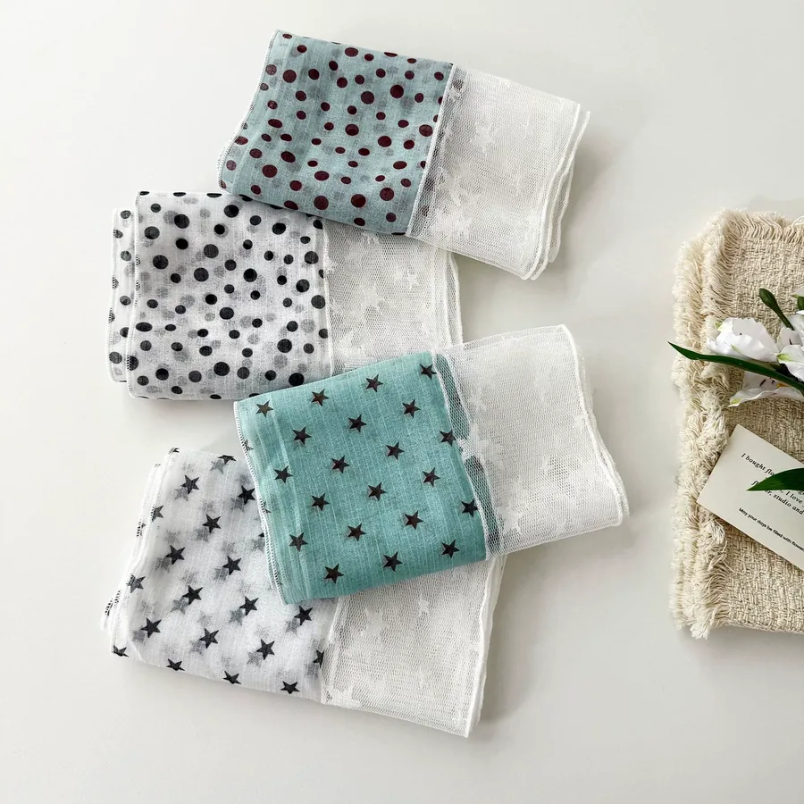 Star Mesh Sheer Scarf view 4