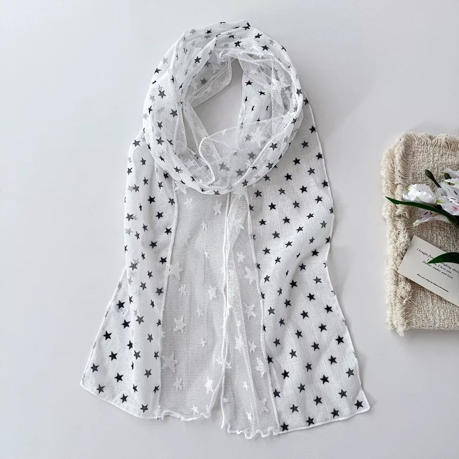 Star Mesh Sheer Scarf view 6