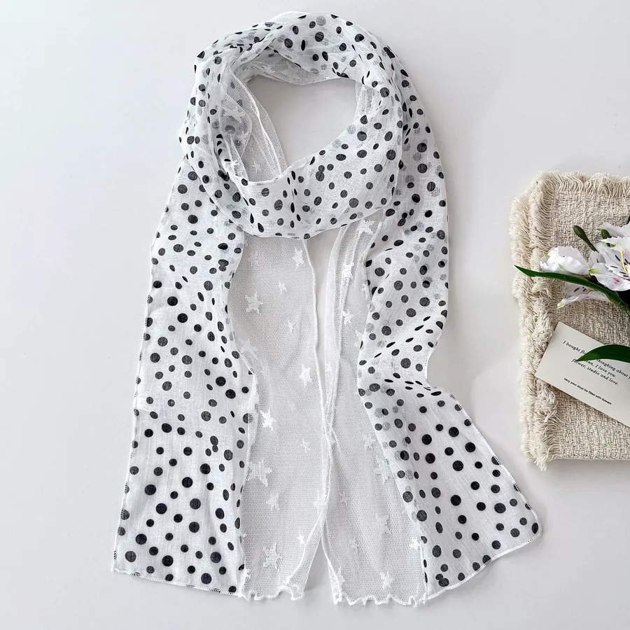 Star Mesh Sheer Scarf view 7