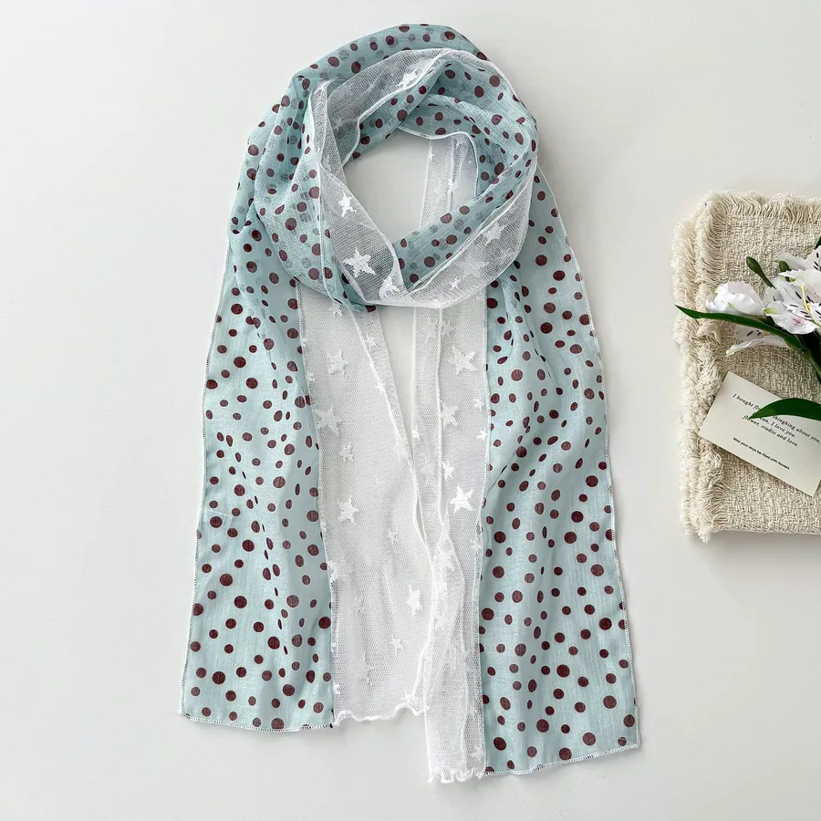 Star Mesh Sheer Scarf view 8