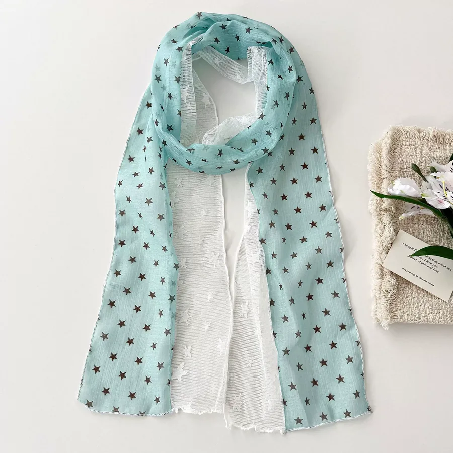 Star Mesh Sheer Scarf view 9