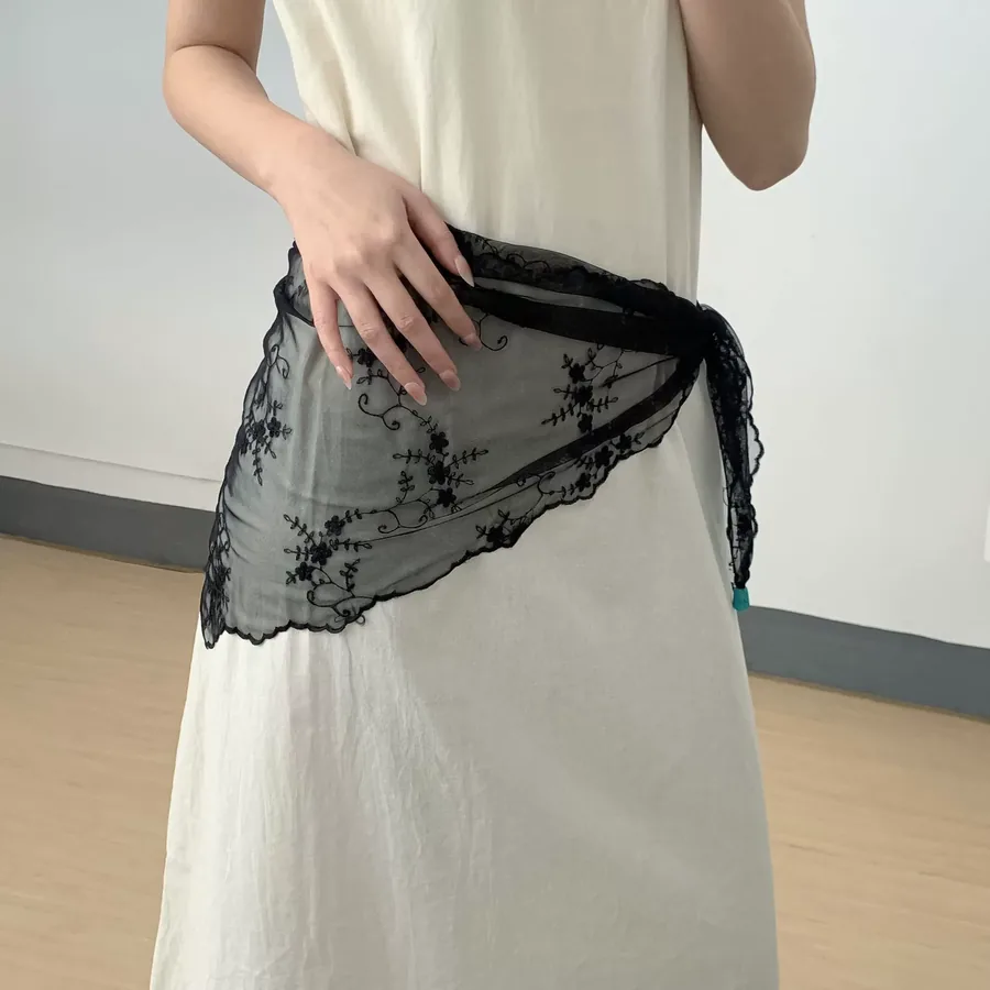 Lace Triangle Scarf view 4