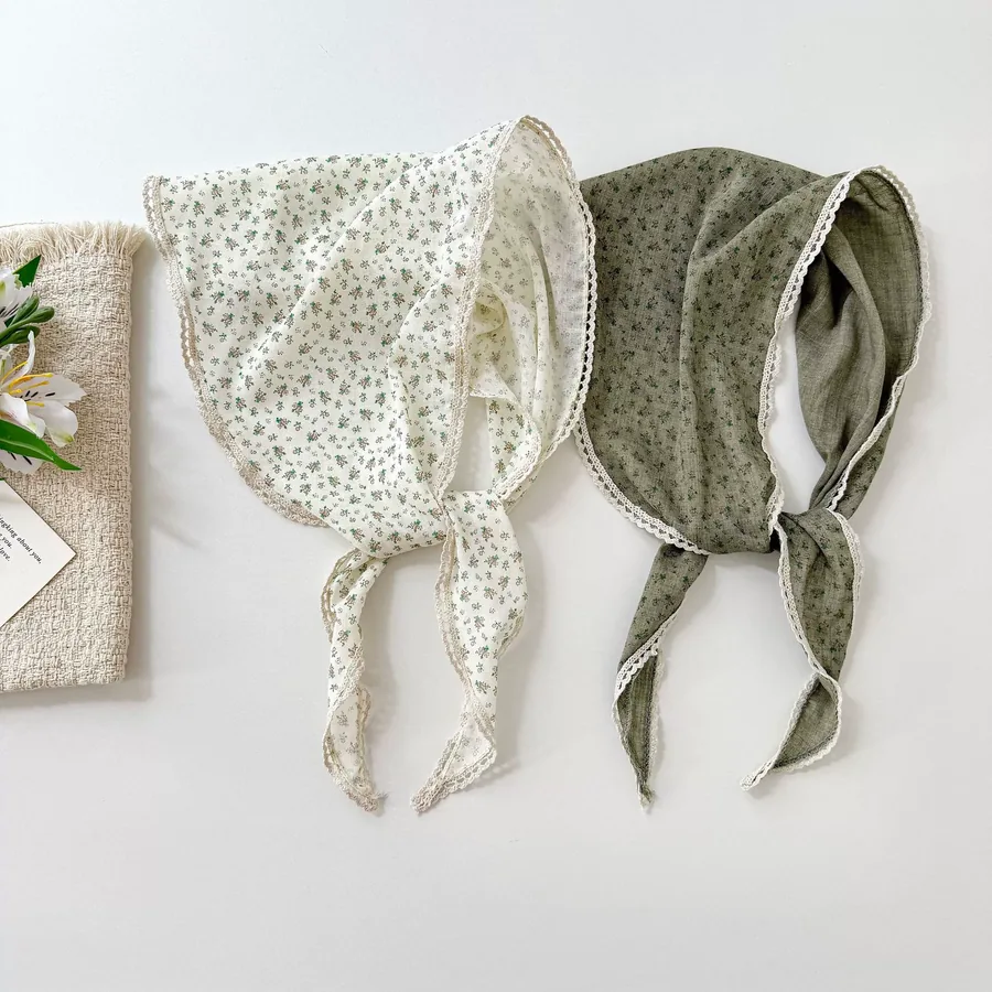 Floral Lace Head Scarf