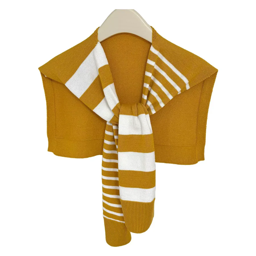 Striped Knitted Wrap view 5