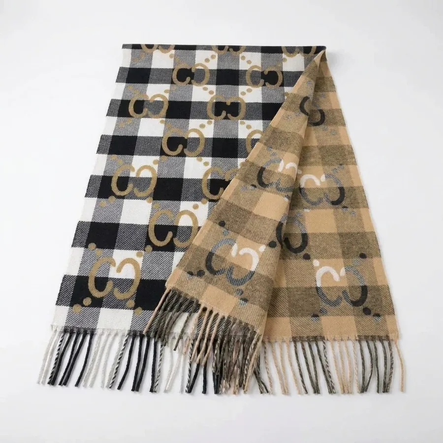 Écharpe jacquard réversible view 6