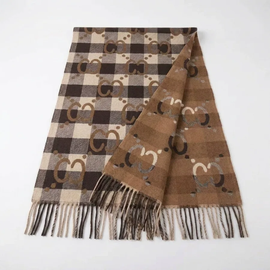 Écharpe jacquard réversible view 8