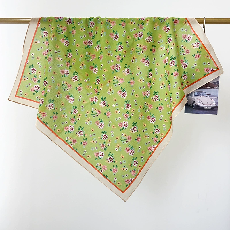 Cotton Solid Square Scarf