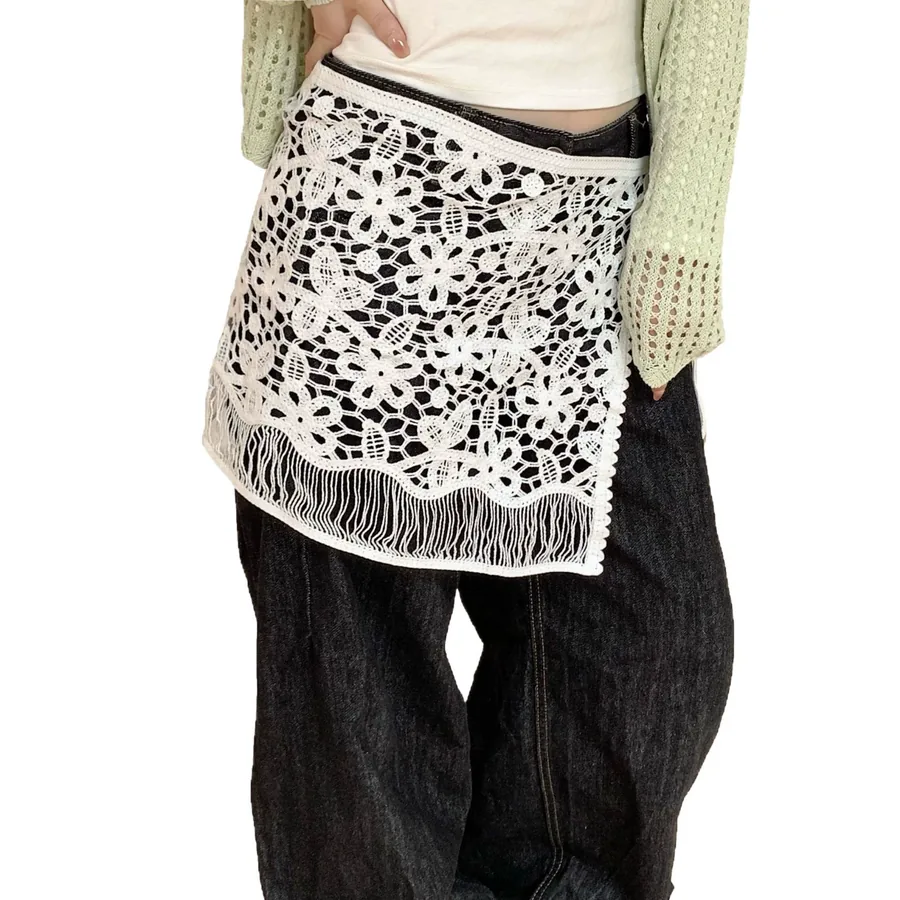 Embroidered Lace Wrap view 5