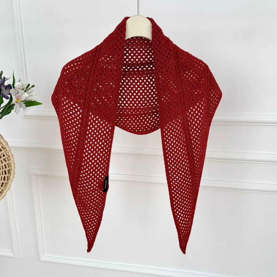 Knitted Lace Wrap view 6