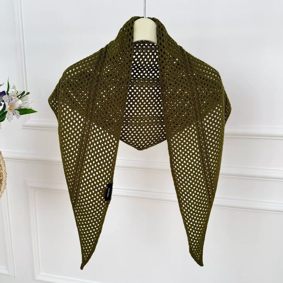 Knitted Lace Wrap view 7