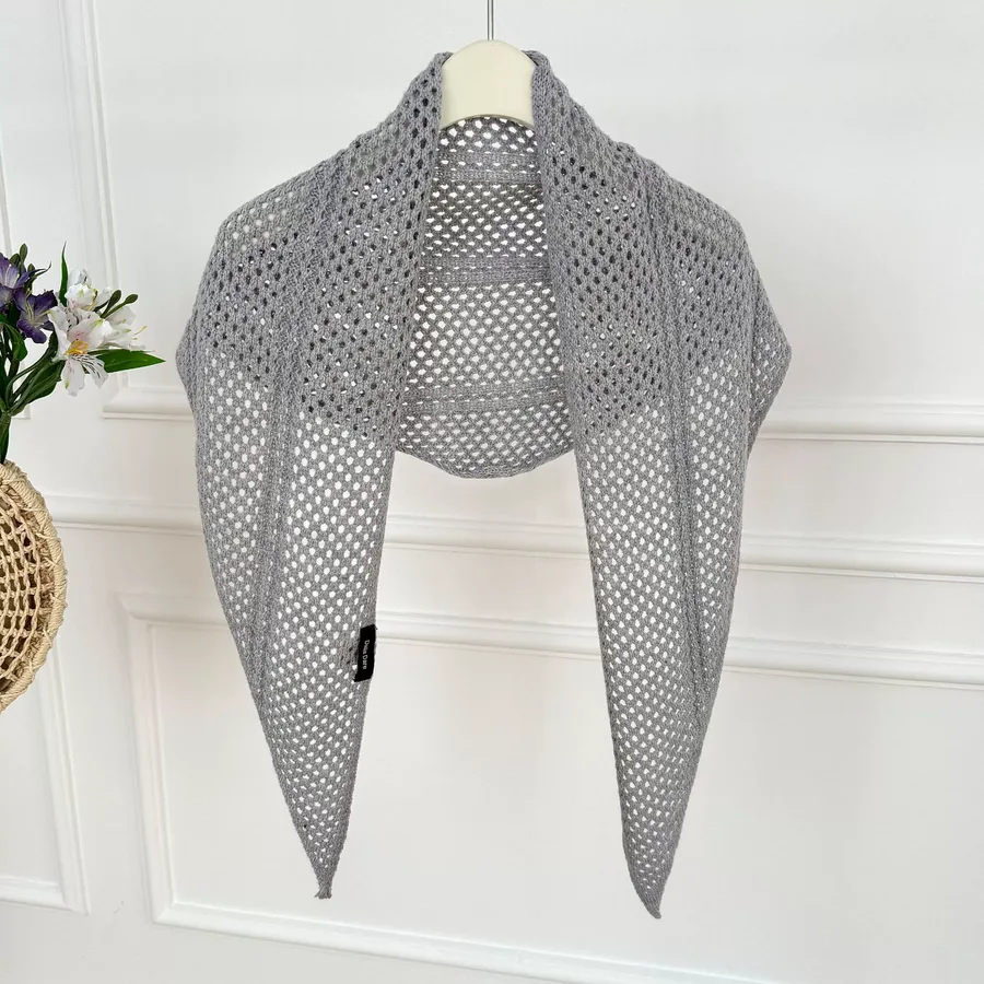 Knitted Lace Wrap view 10