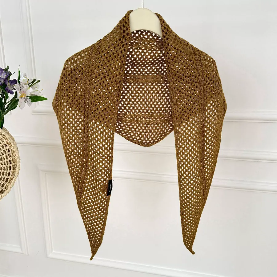 Knitted Lace Wrap view 11