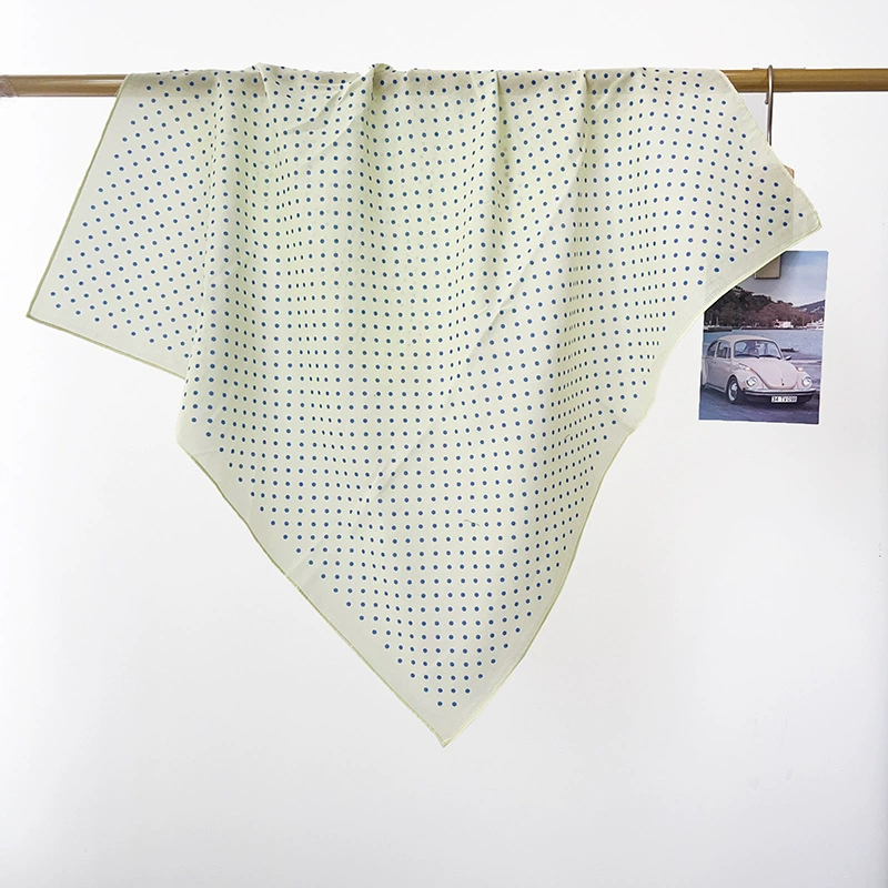 Cotton Polka Dot Square Scarf view 3