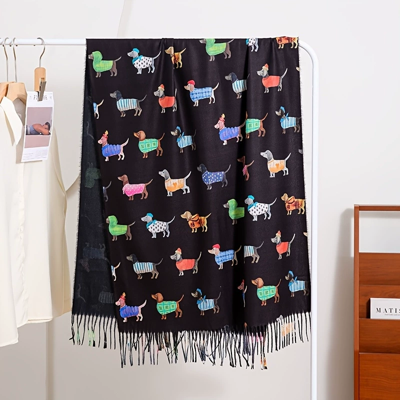 Floral Fringe Scarf view 9