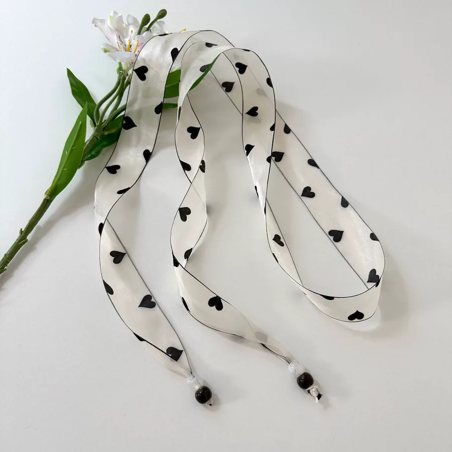 Beaded Polka Dot Twilly view 6