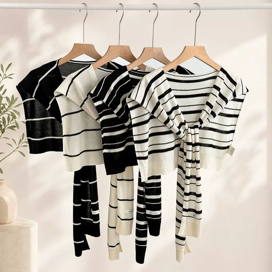 Tencel Striped Wrap