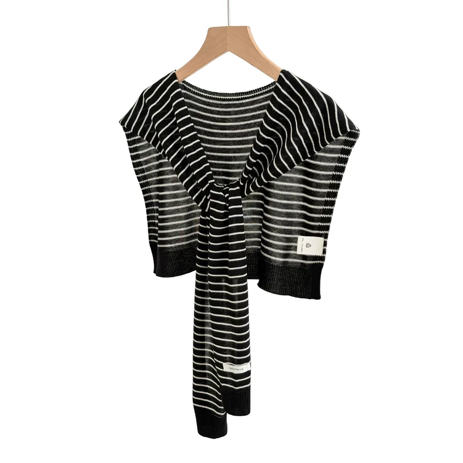 Tencel Striped Wrap view 5