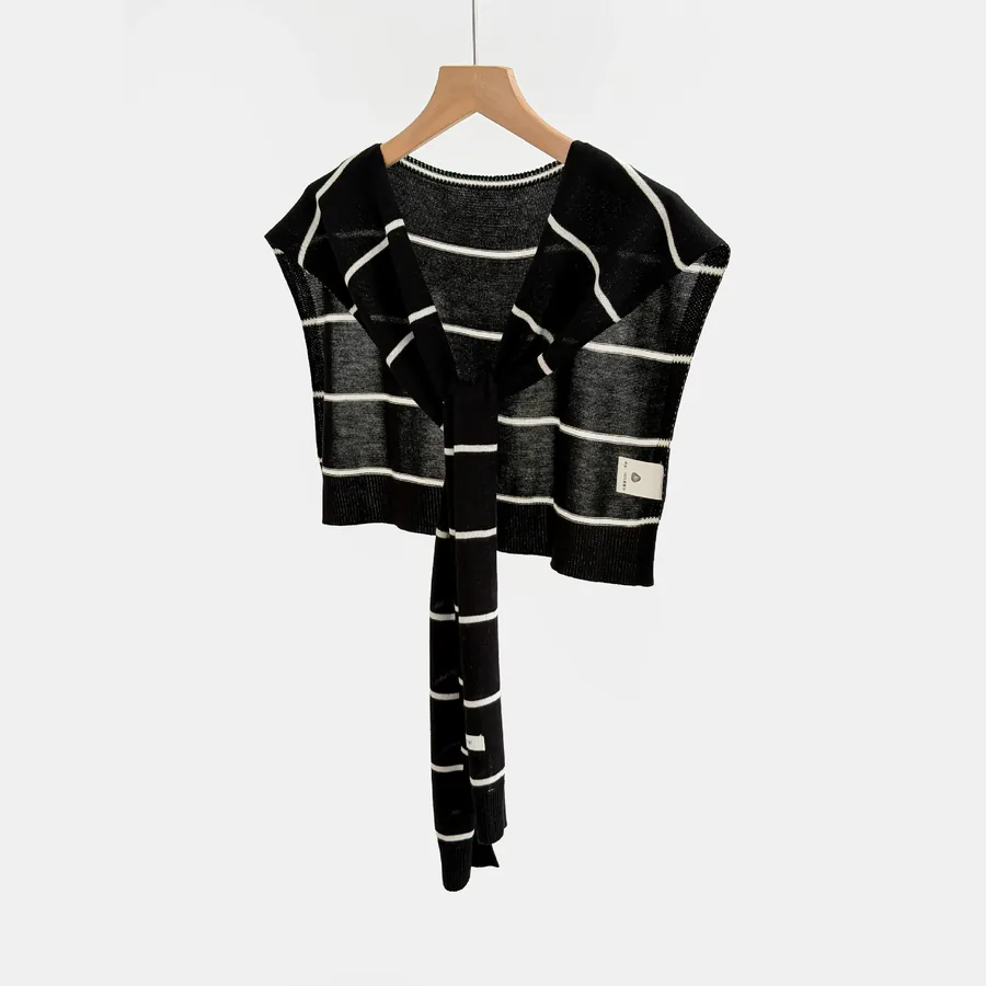Tencel Striped Wrap view 9