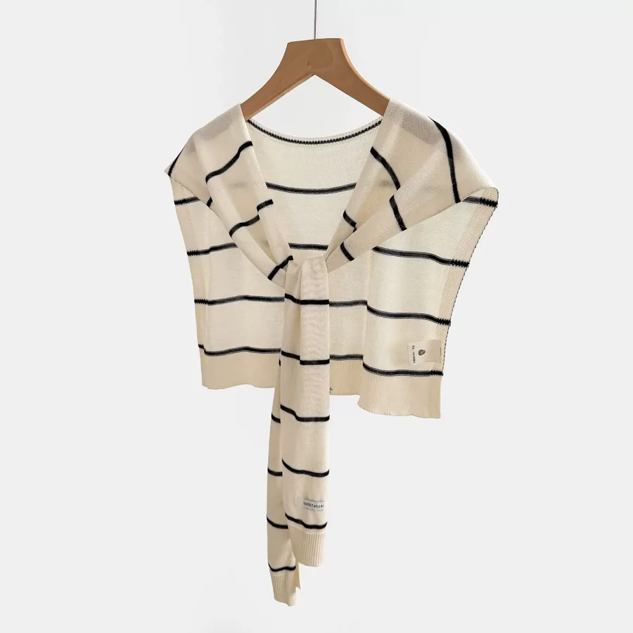 Tencel Striped Wrap view 12