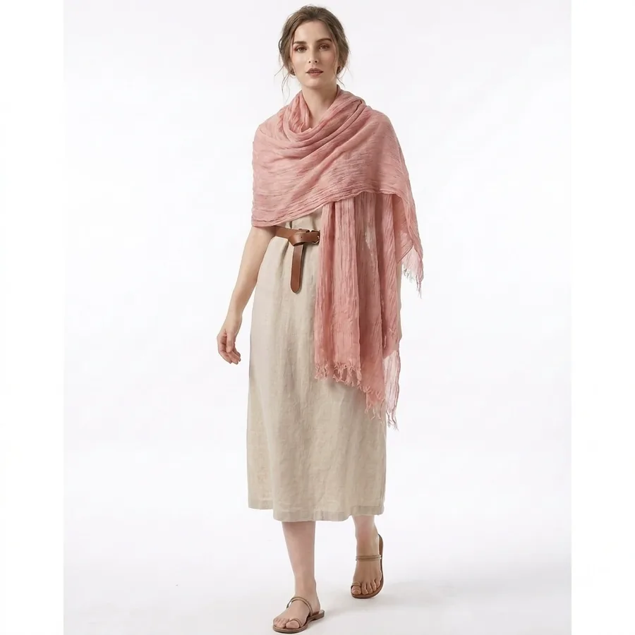 Cotton Linen Scarf