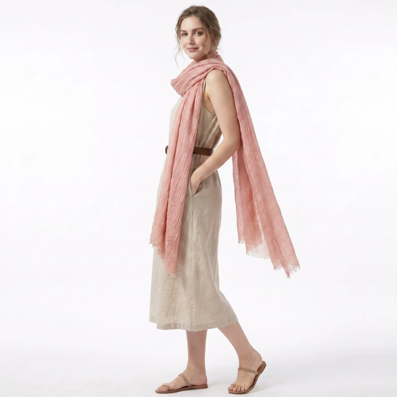 Cotton Linen Scarf view 2
