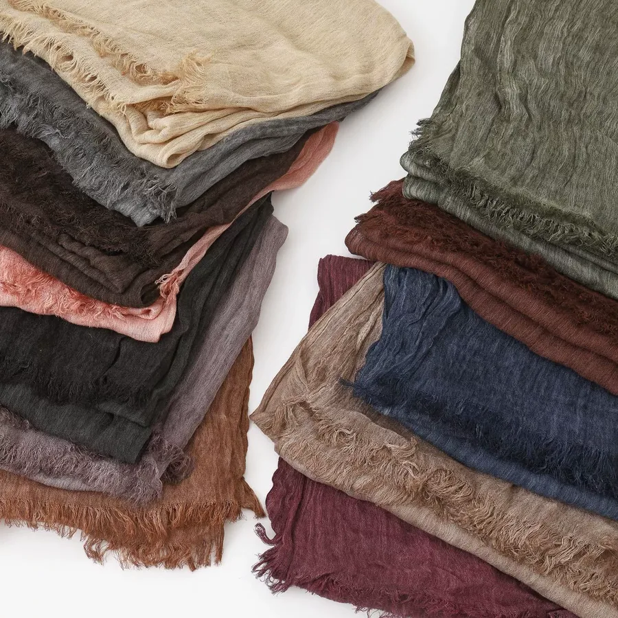 Cotton Linen Scarf view 4