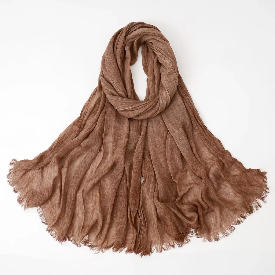 Cotton Linen Scarf view 8