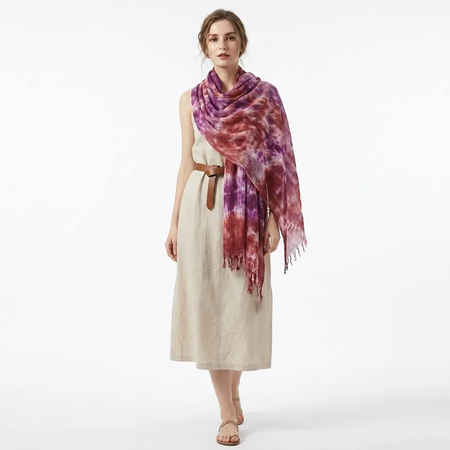 Bohemian Cotton Scarf view 2