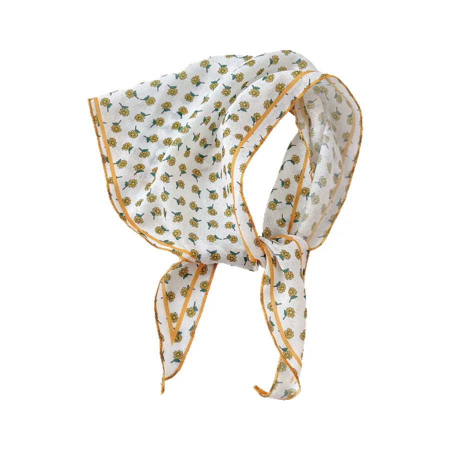 Floral Triangle Scarf view 5