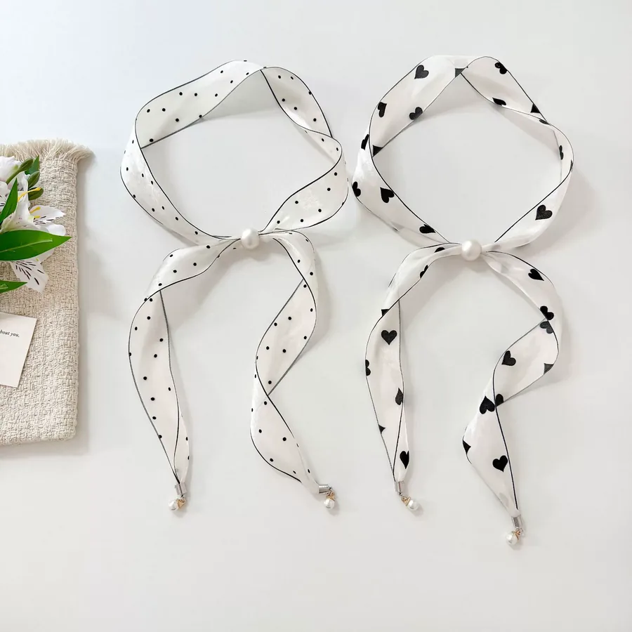Heart Polka Dot Neck Scarf
