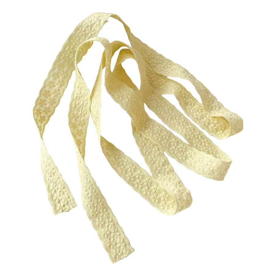 Polyester Long Silk Scarf with Floral Print view 5