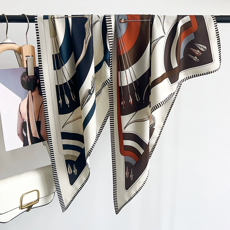 Polyester Geometric Triangle Scarf view 4