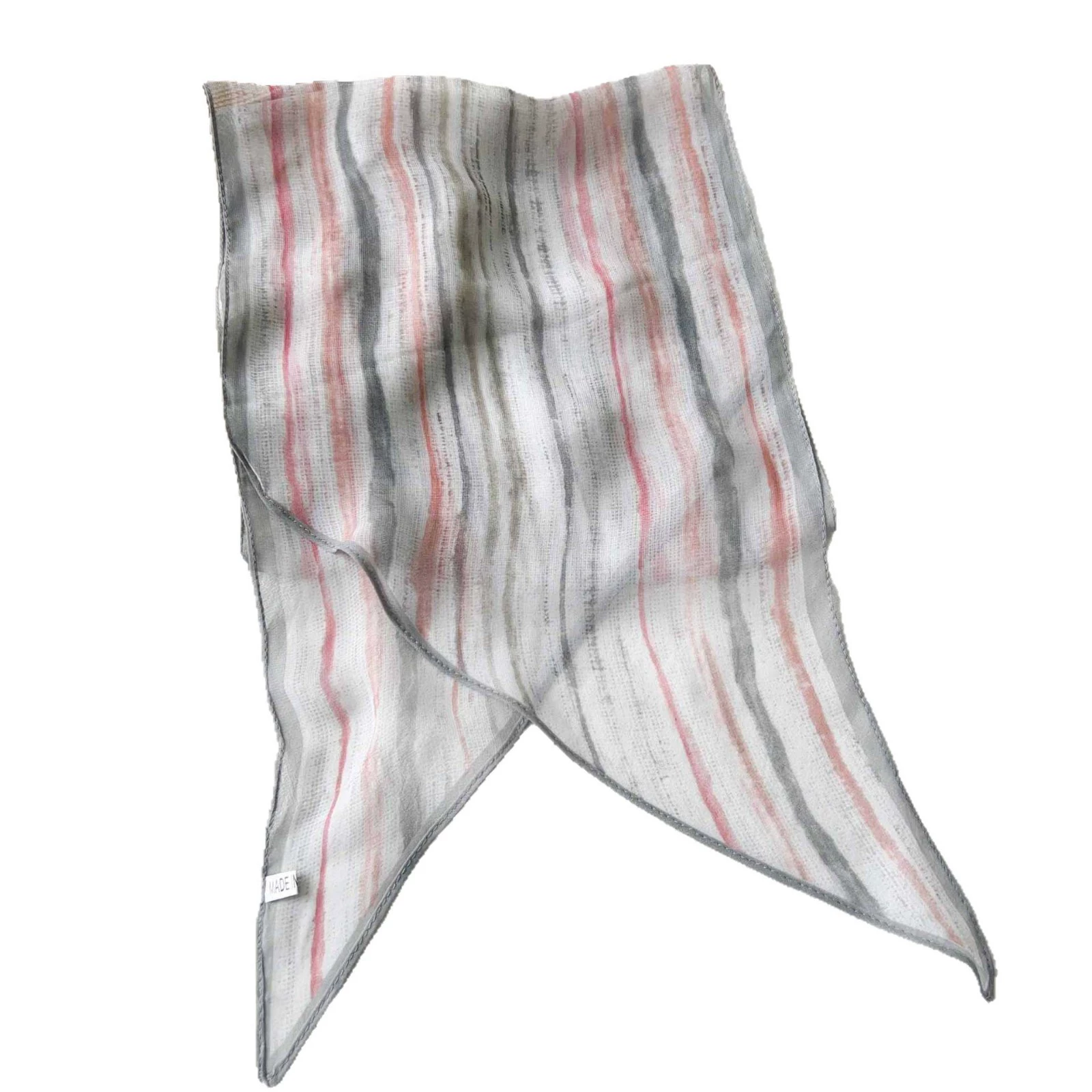 Chiffon Stripe Long Scarf view 5