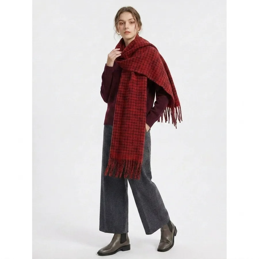 Plaid Scarf view 2
