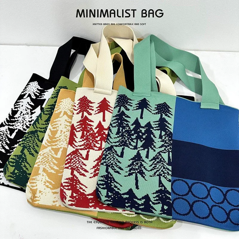 Handbag with Diamond Pattern view 2