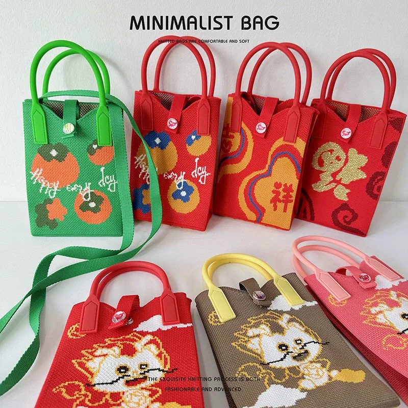 Handbag with Diamond Pattern view 3