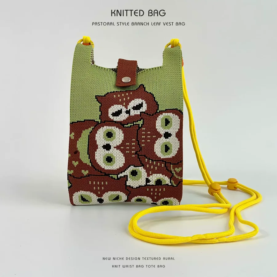 Handbag with Diamond Pattern view 12